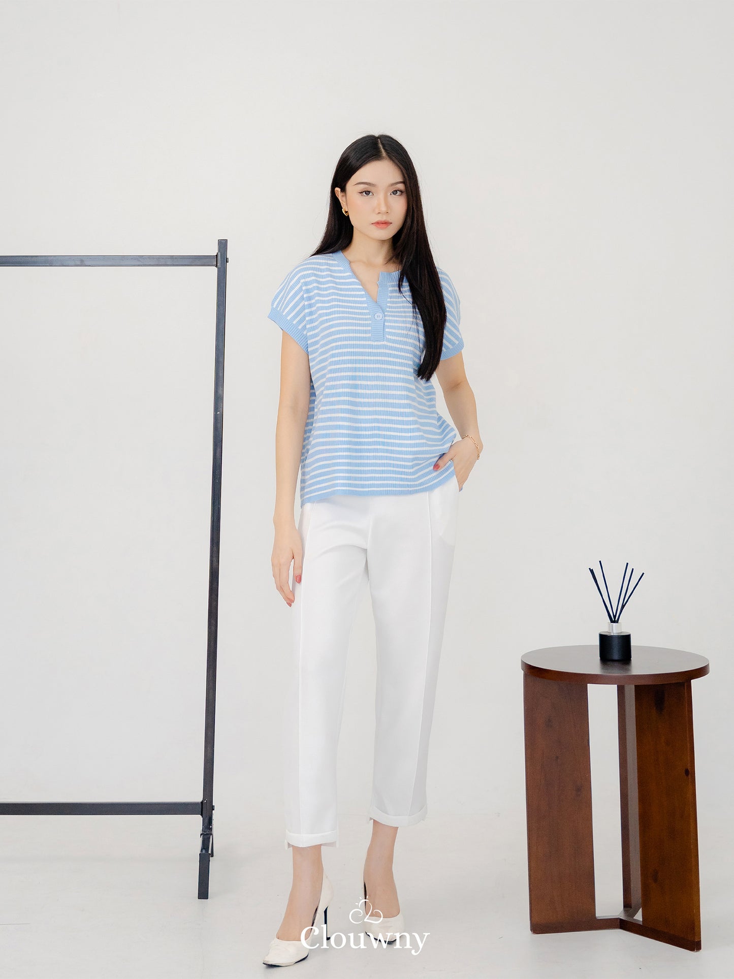 Molly Stripes Top - Blue