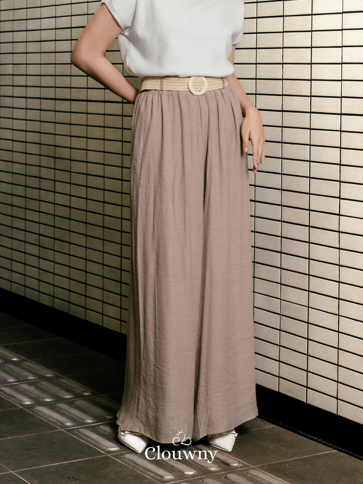 Adel Cullotes Pants - Khaki