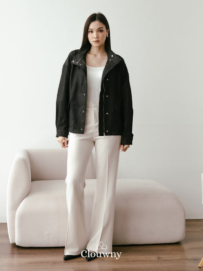 Aspen Zipper Jacket - Black