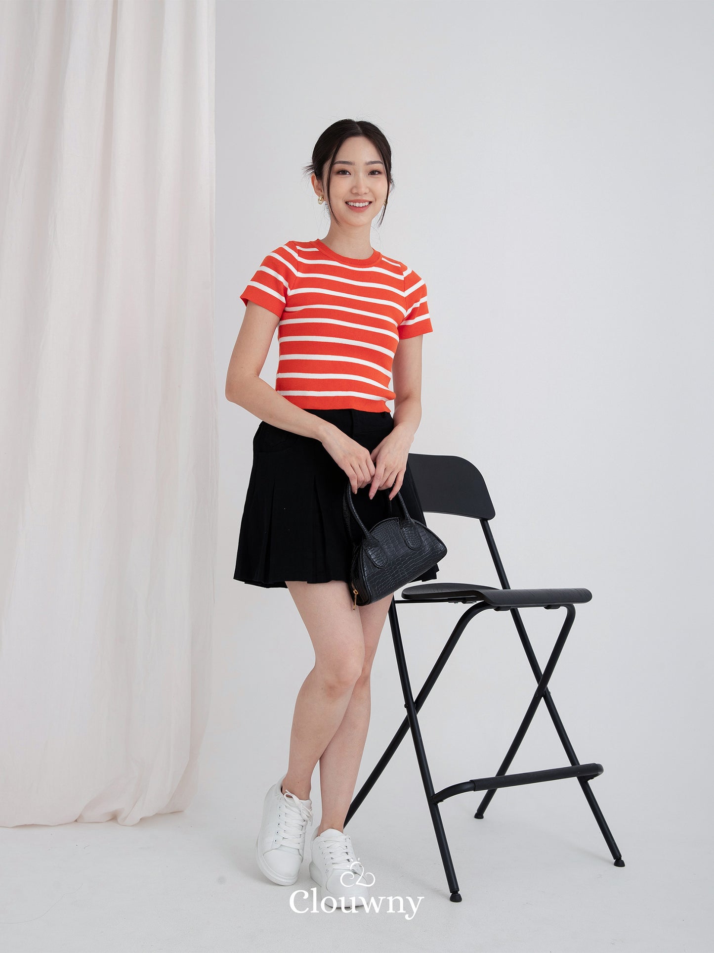 Medley Stripes Top - Orange