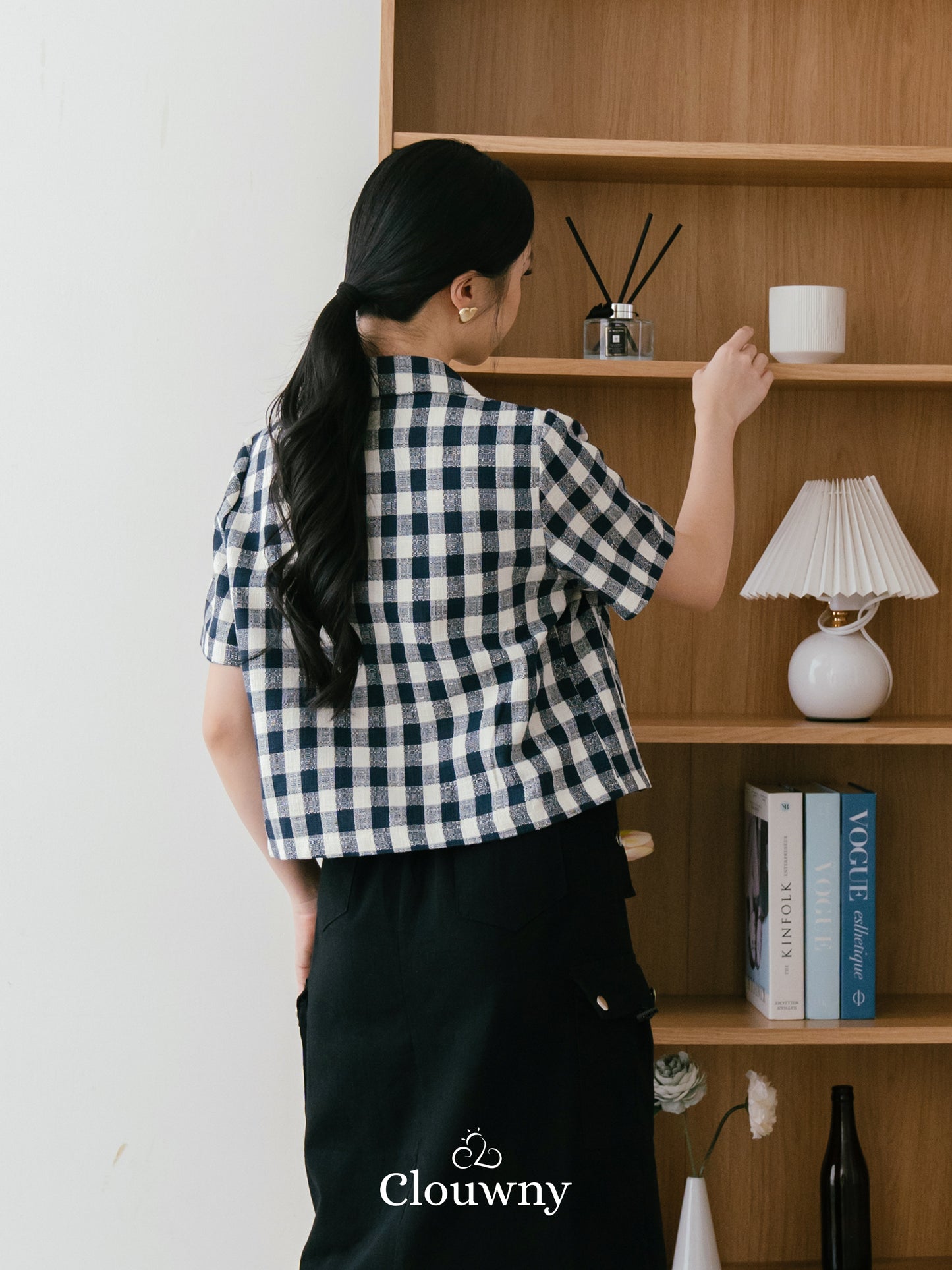 Alabama Checkered Top - Blue