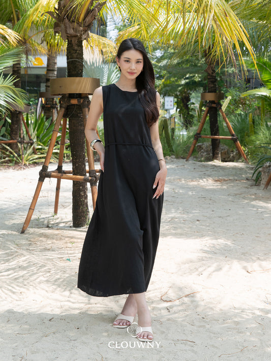Barla Loose Dress - Black