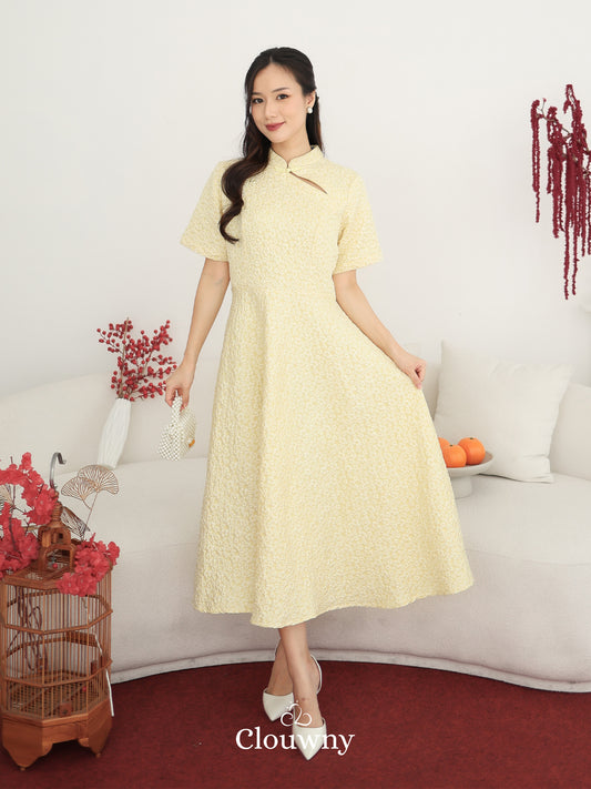 Ichigo Shanghai Dress - Yellow