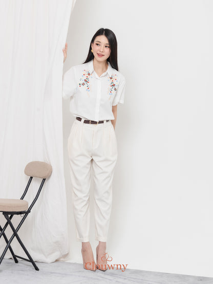 Patra Cotton Shirt - White