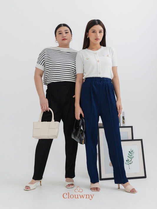 Ollie Pencil Pants - Navy