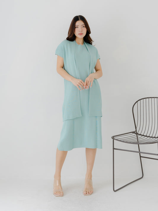 Noona Dress Knitt - Light Blue