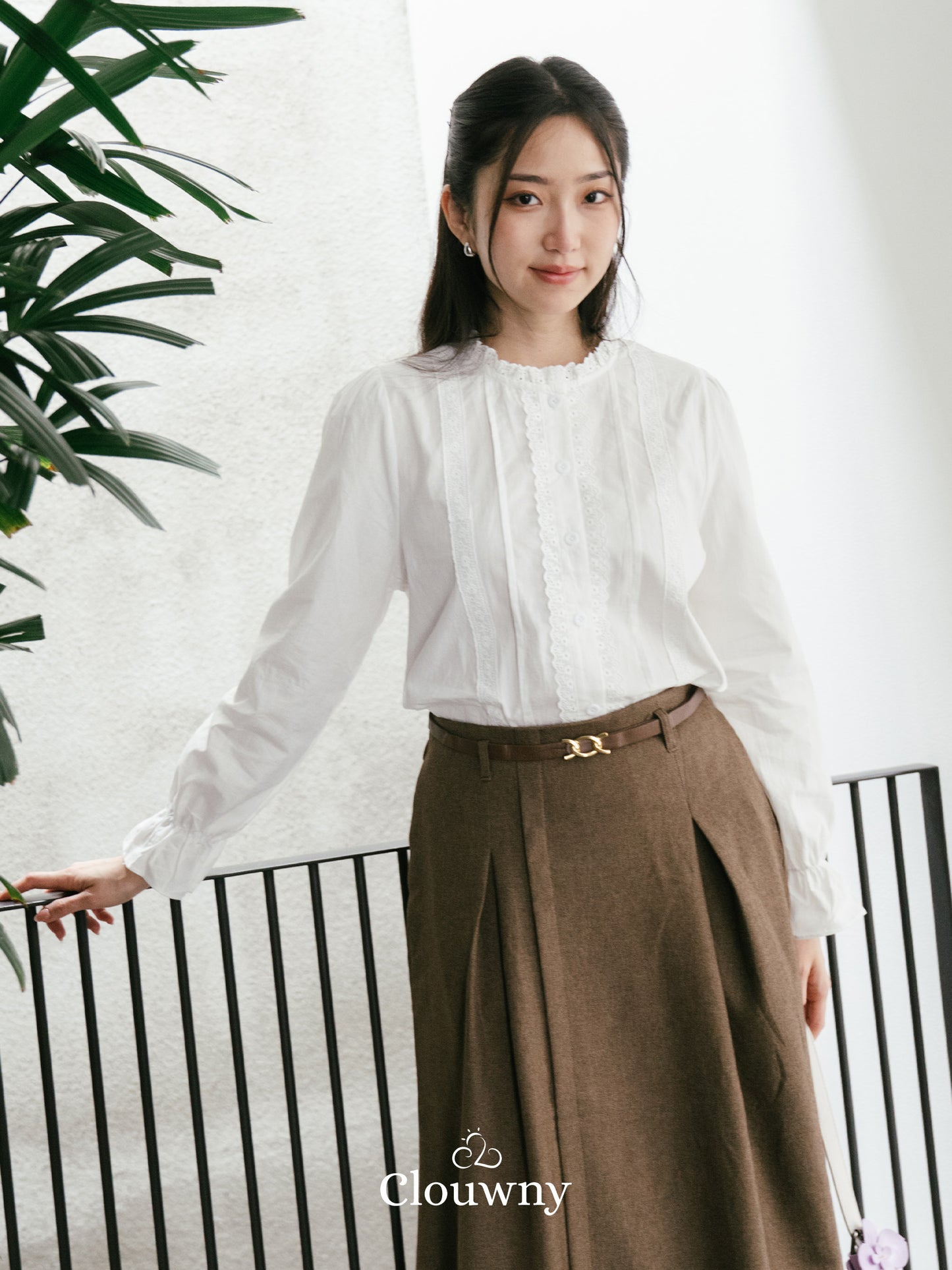 Reena Lace Blouse - White