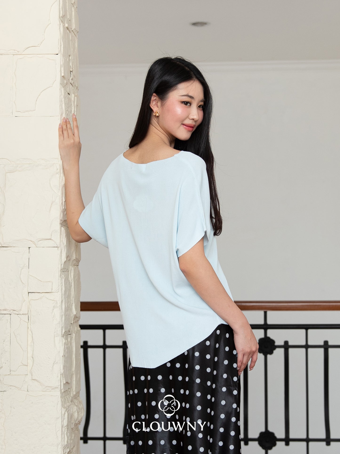 Wayne Shoulder Off Top - Blue