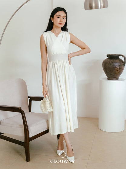 East Rubber Dress - Broken White