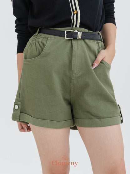 Marika Belt Pants - Army