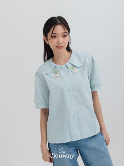 Kirei Collar Blouse - Mint