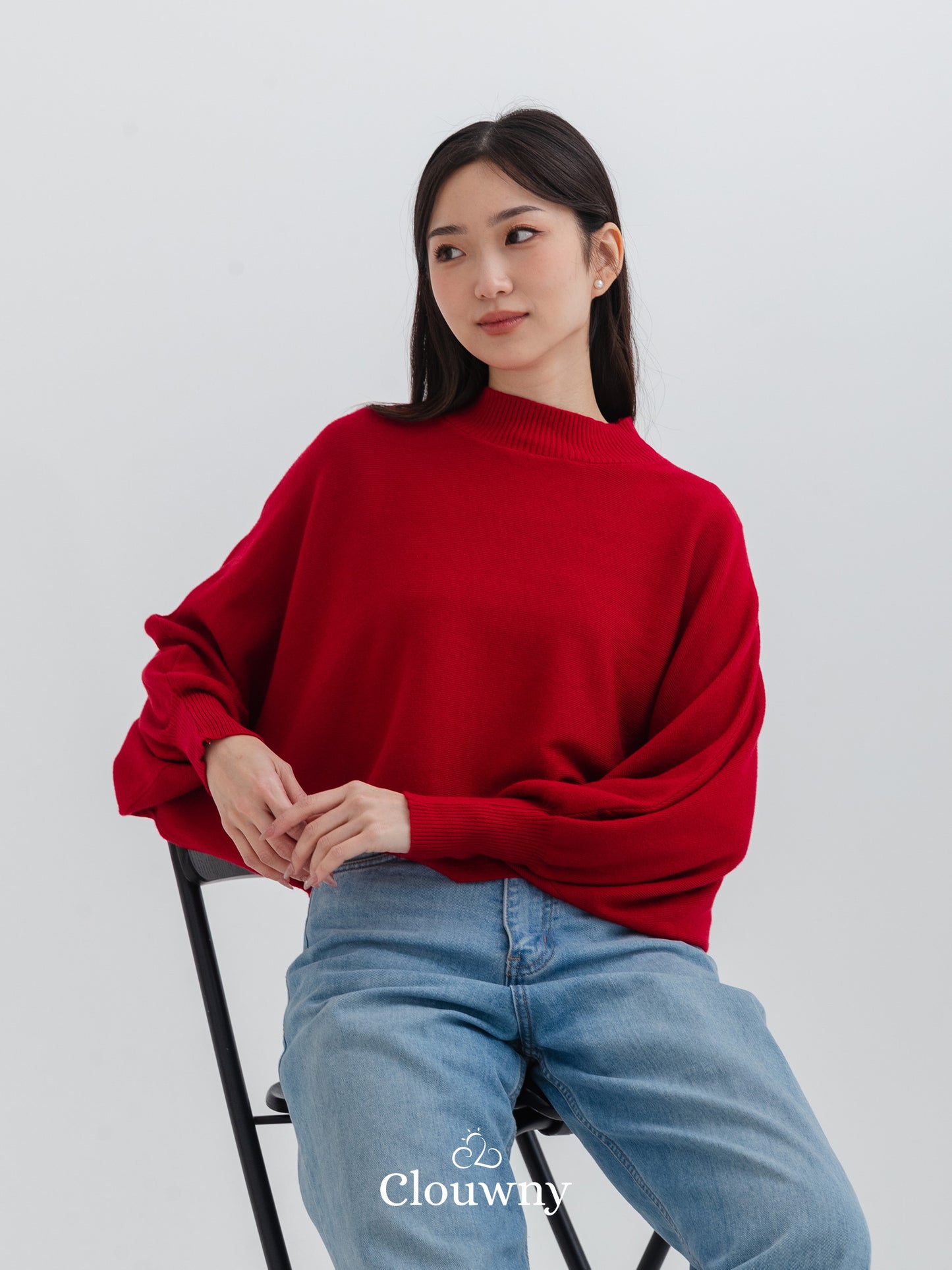 Ryota Knit Sweater - Red