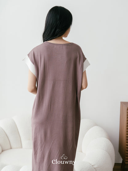 Airyn List Dress - Beige