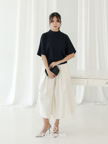 Castle Knit Top - Navy