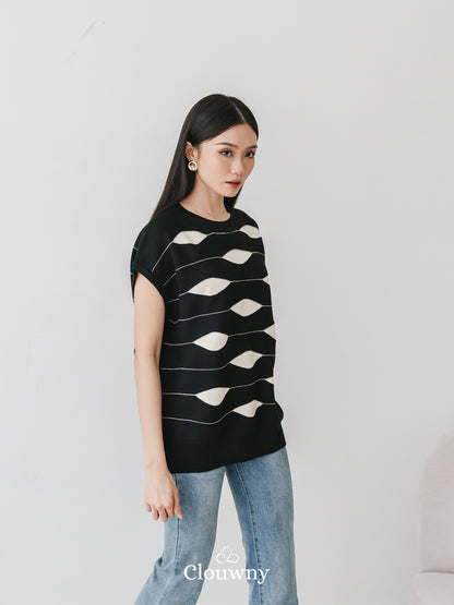 Filly Knit Top Black