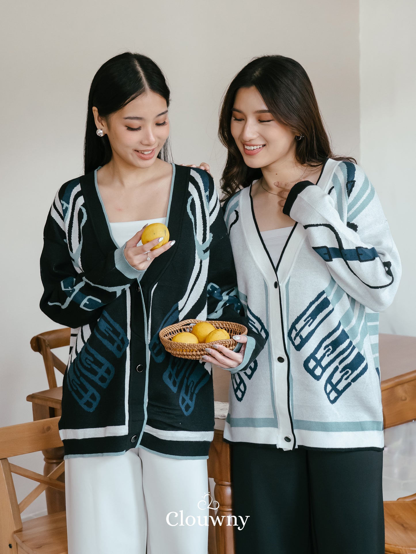 Piere Knit Cardigan - White