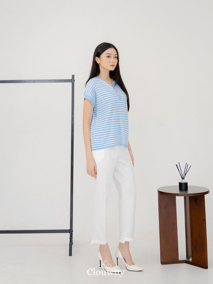 Molly Stripes Top - Blue