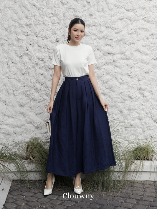 Celana Kulot Yuni - Navy