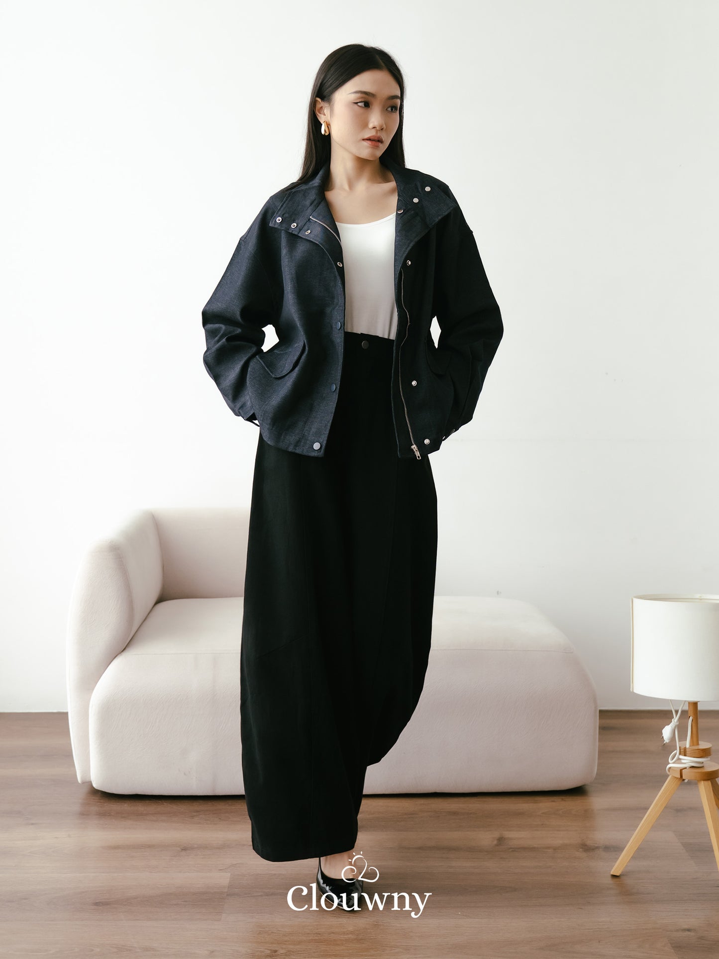 Aspen Zipper Jacket - Navy