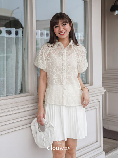 Bema Lace Shirt - Cream