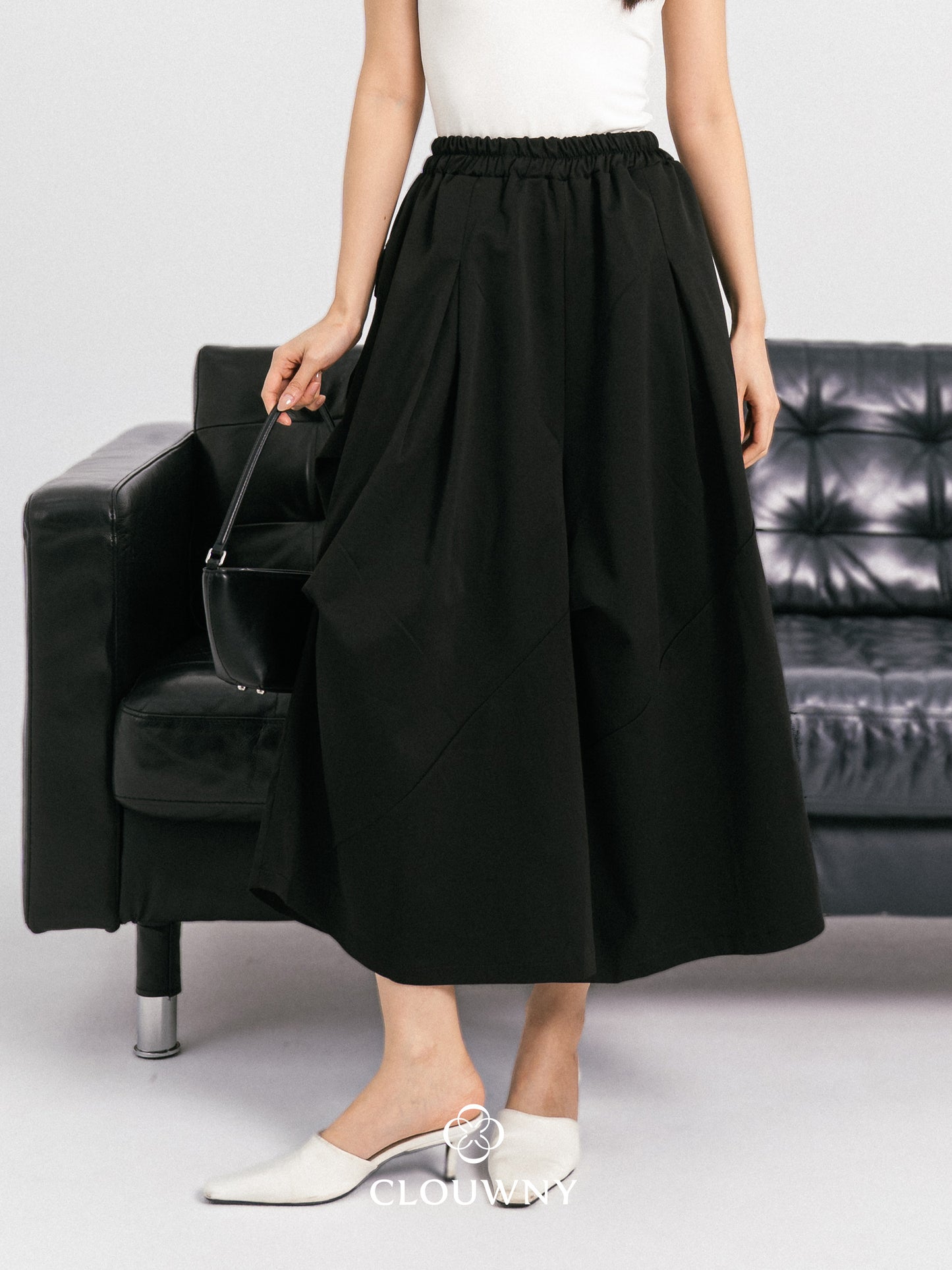 Wolka Pocket Cullotes Pants - Black