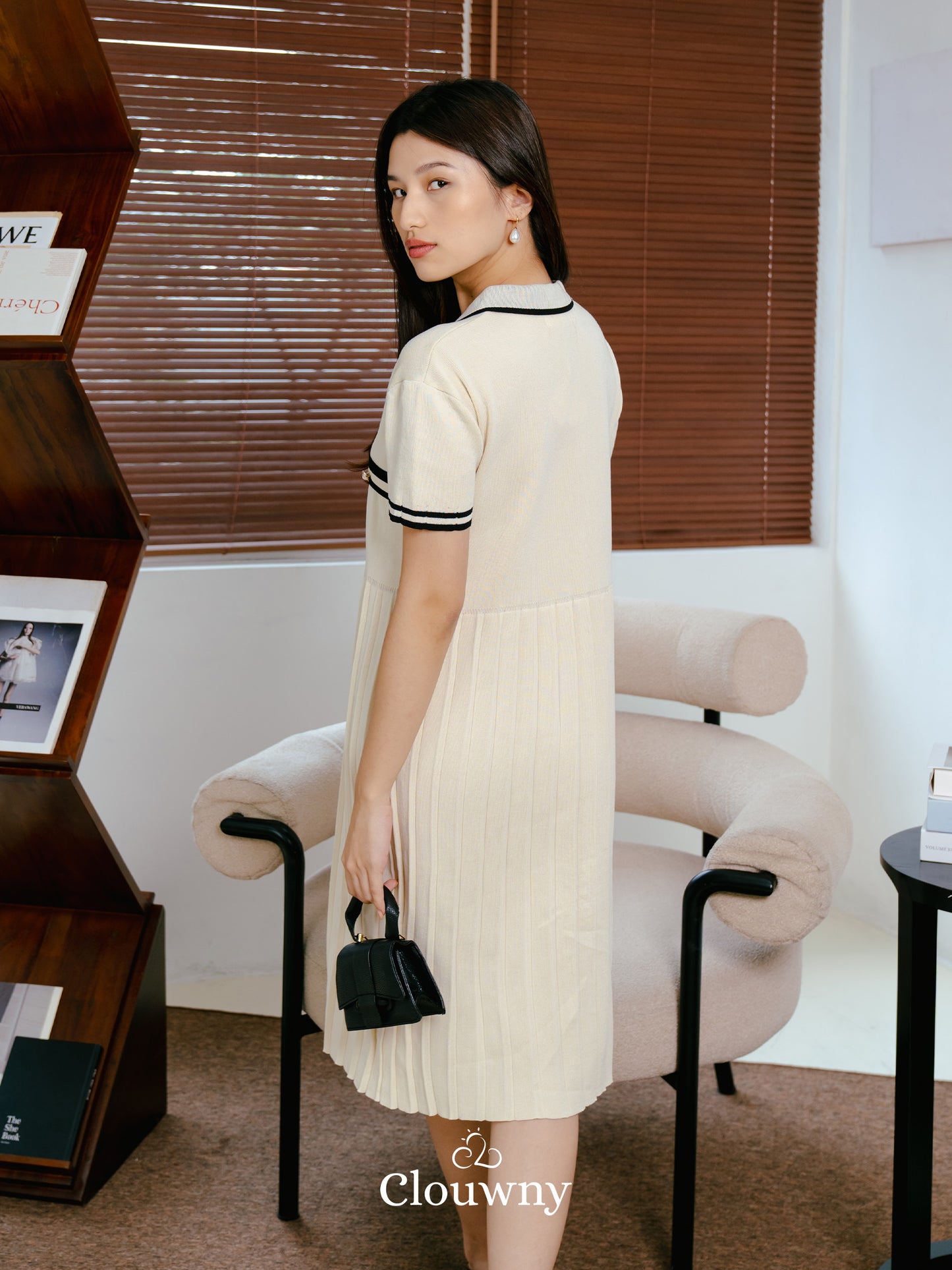 Hyerin Knit Dress - Cream