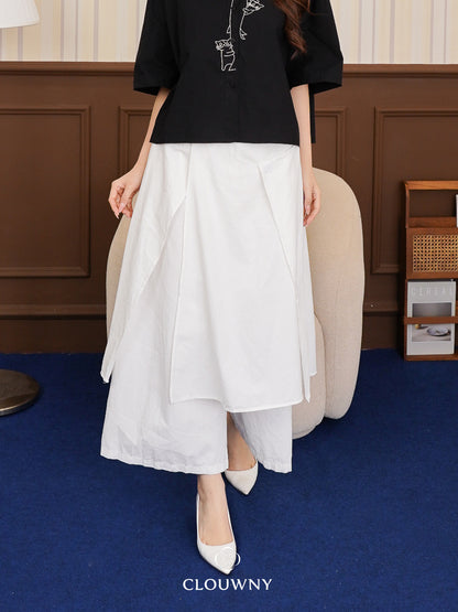 Naoki Layer Pants - White
