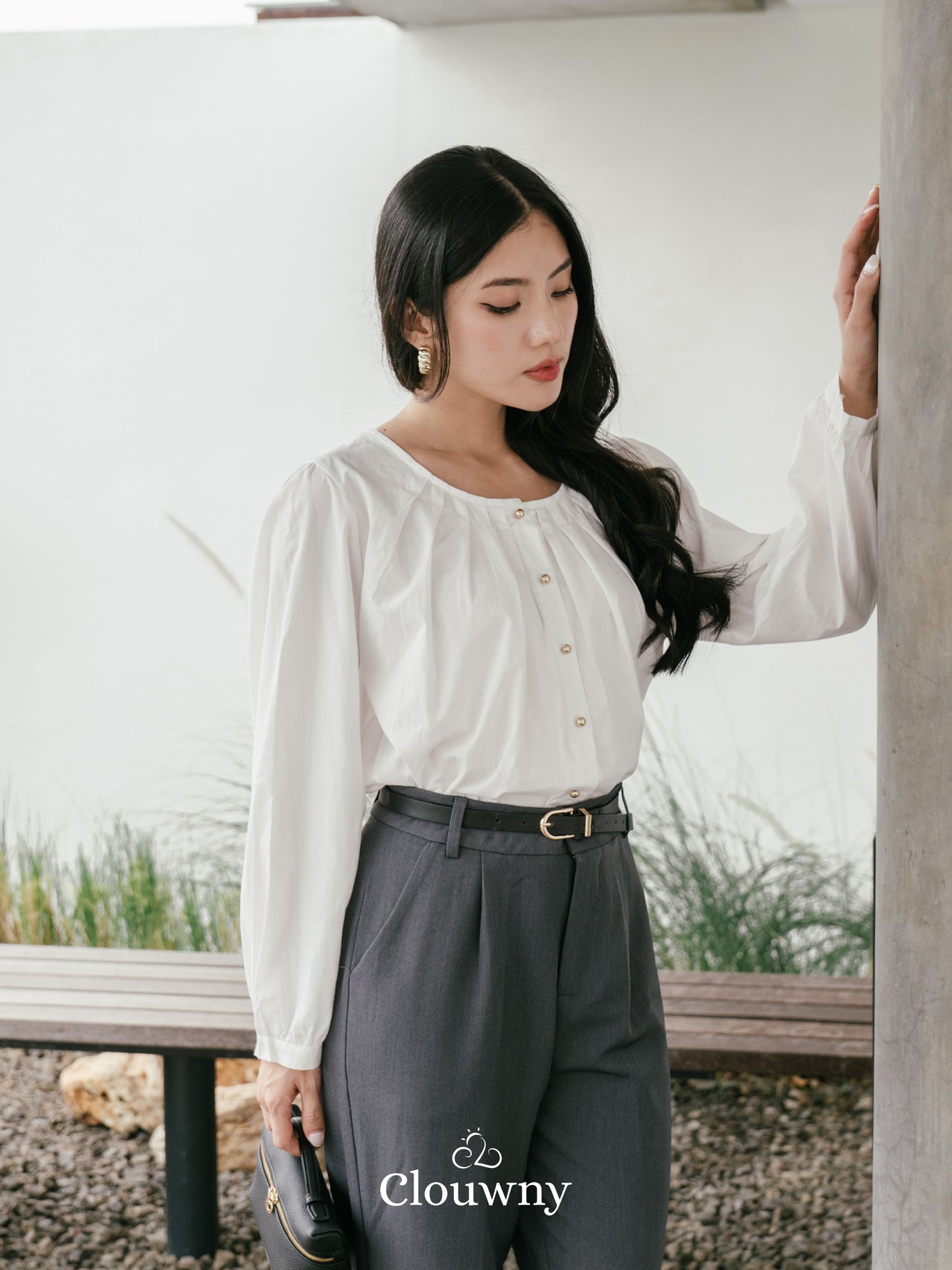 Mine Cotton Blouse - White