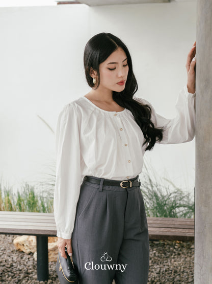 Mine Cotton Blouse - White