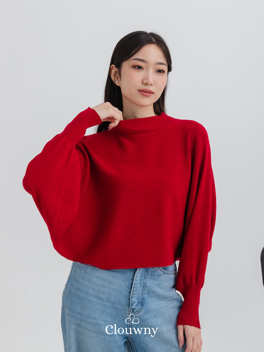 Ryota Knit Sweater - Red