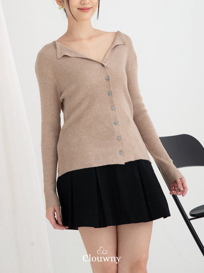 Ritsuki Button Longsleeve - Nude