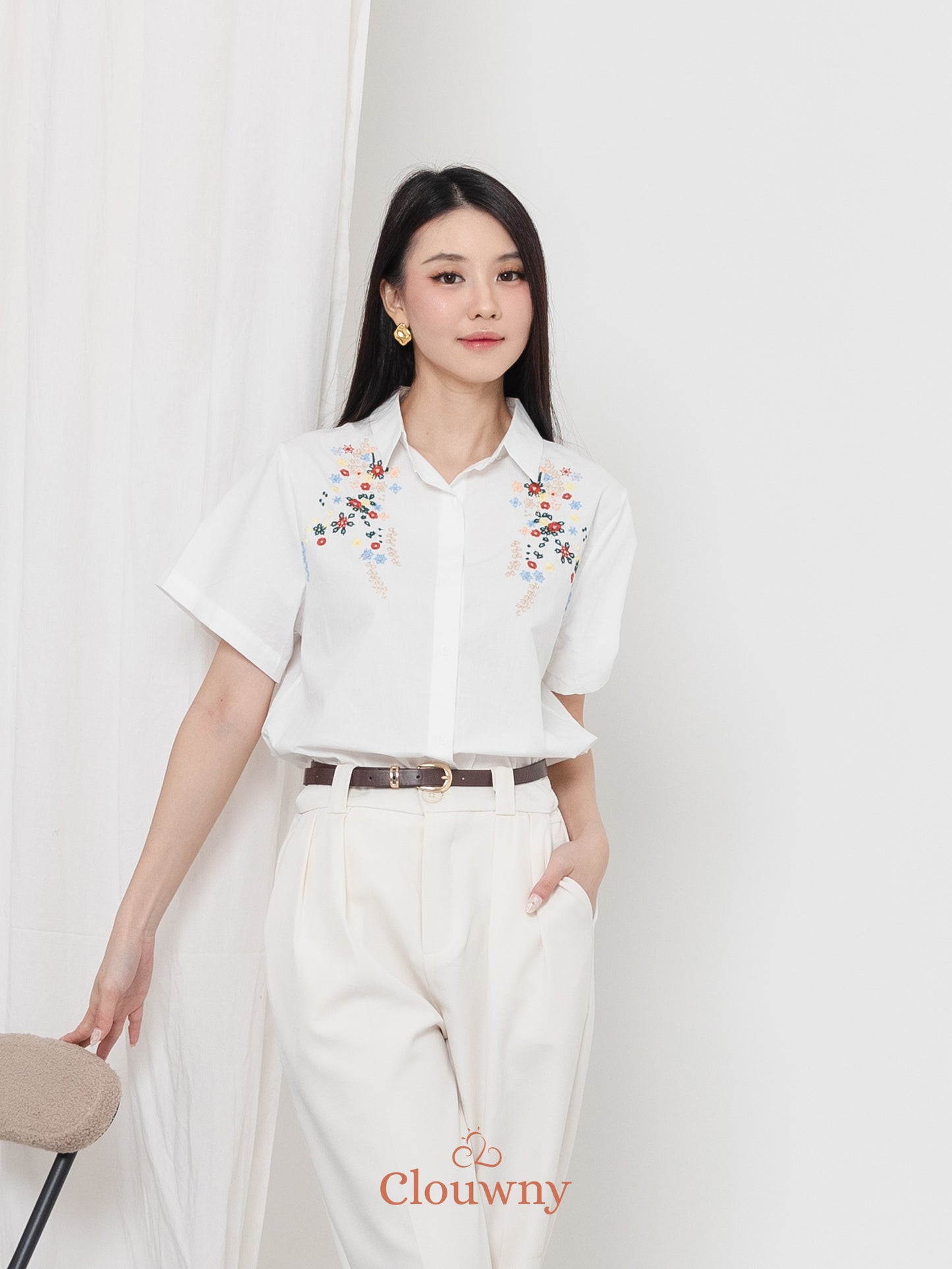 Patra Cotton Shirt - White
