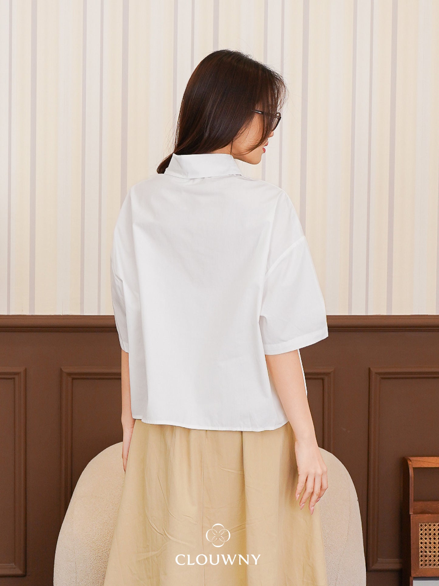 Bridget Cotton Blouse - White