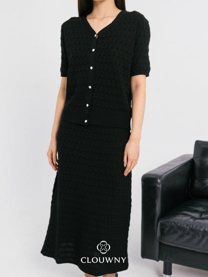 Silvana Wave Set - Black