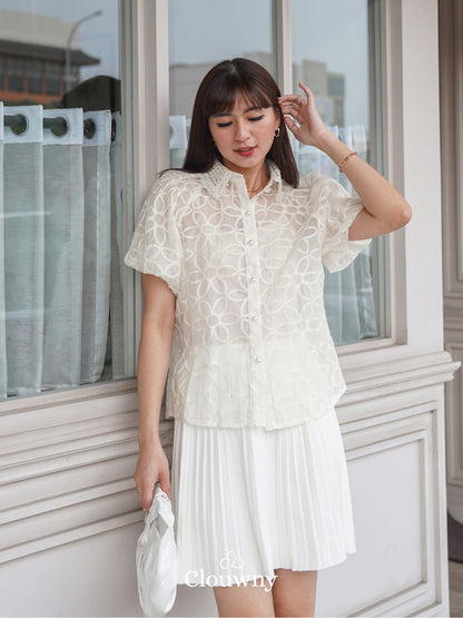 Bema Lace Shirt - Cream