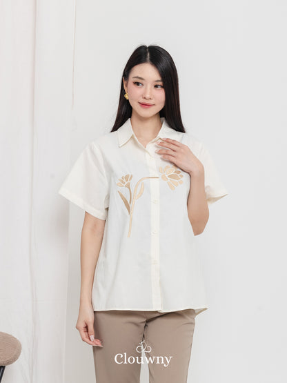Hova Cotton Shirt - Cream
