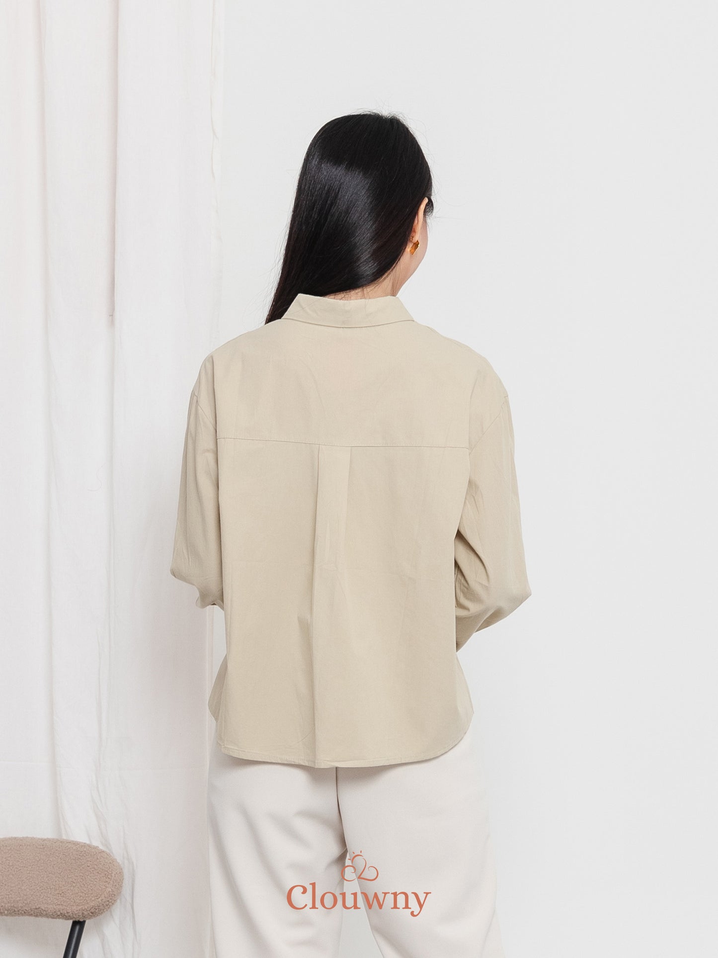 Autumn Cotton Shirt - Tea