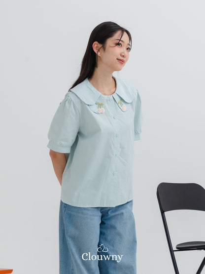 Kirei Collar Blouse - Mint