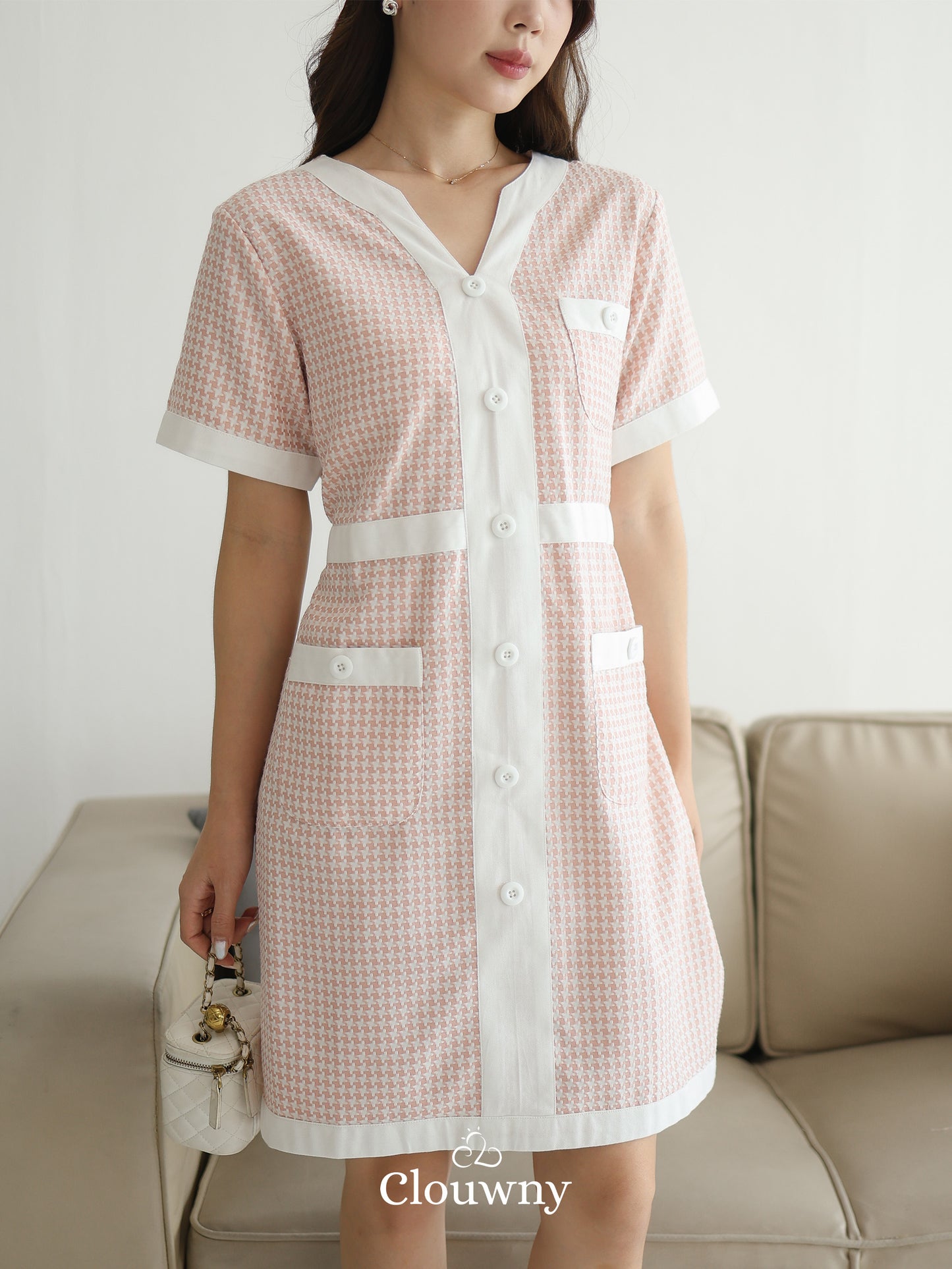 Prita Mini List Dress - Pink