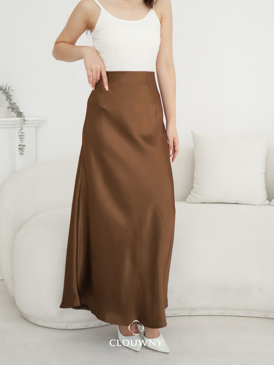 Briela Long Skirt - Coffee