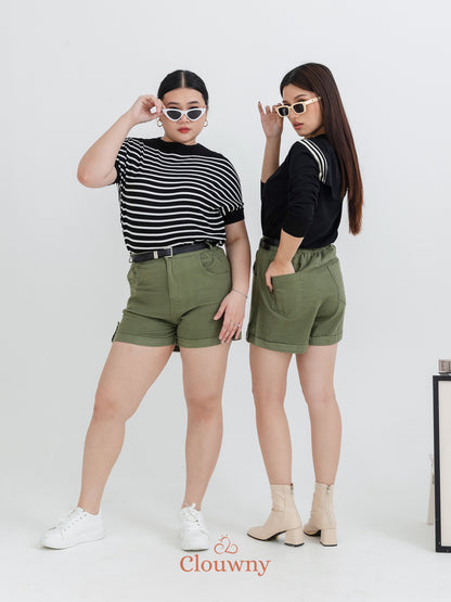 Marika Belt Pants - Army