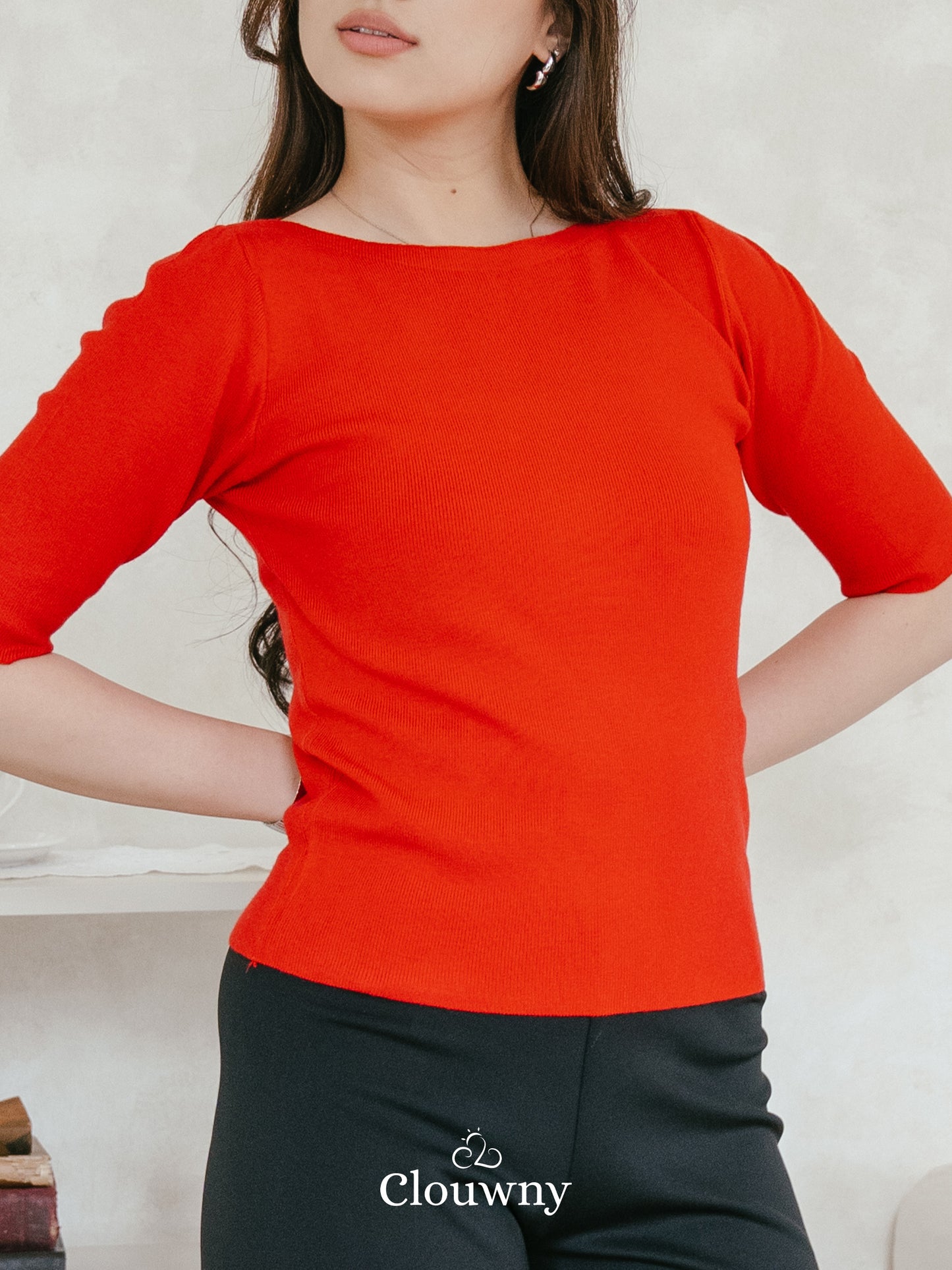Remy Knit Top - Red