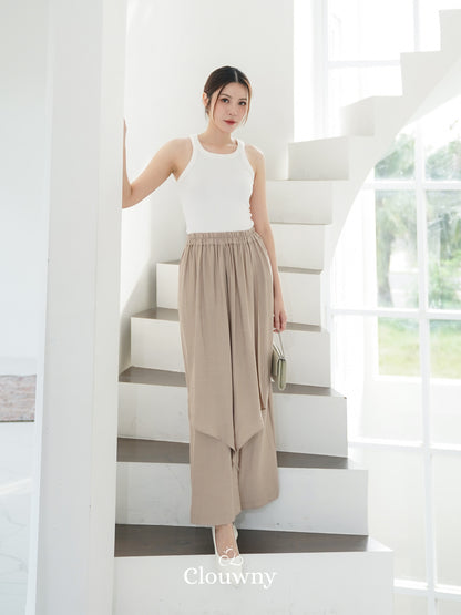 Mia Layer Cullotes - Light Khaki