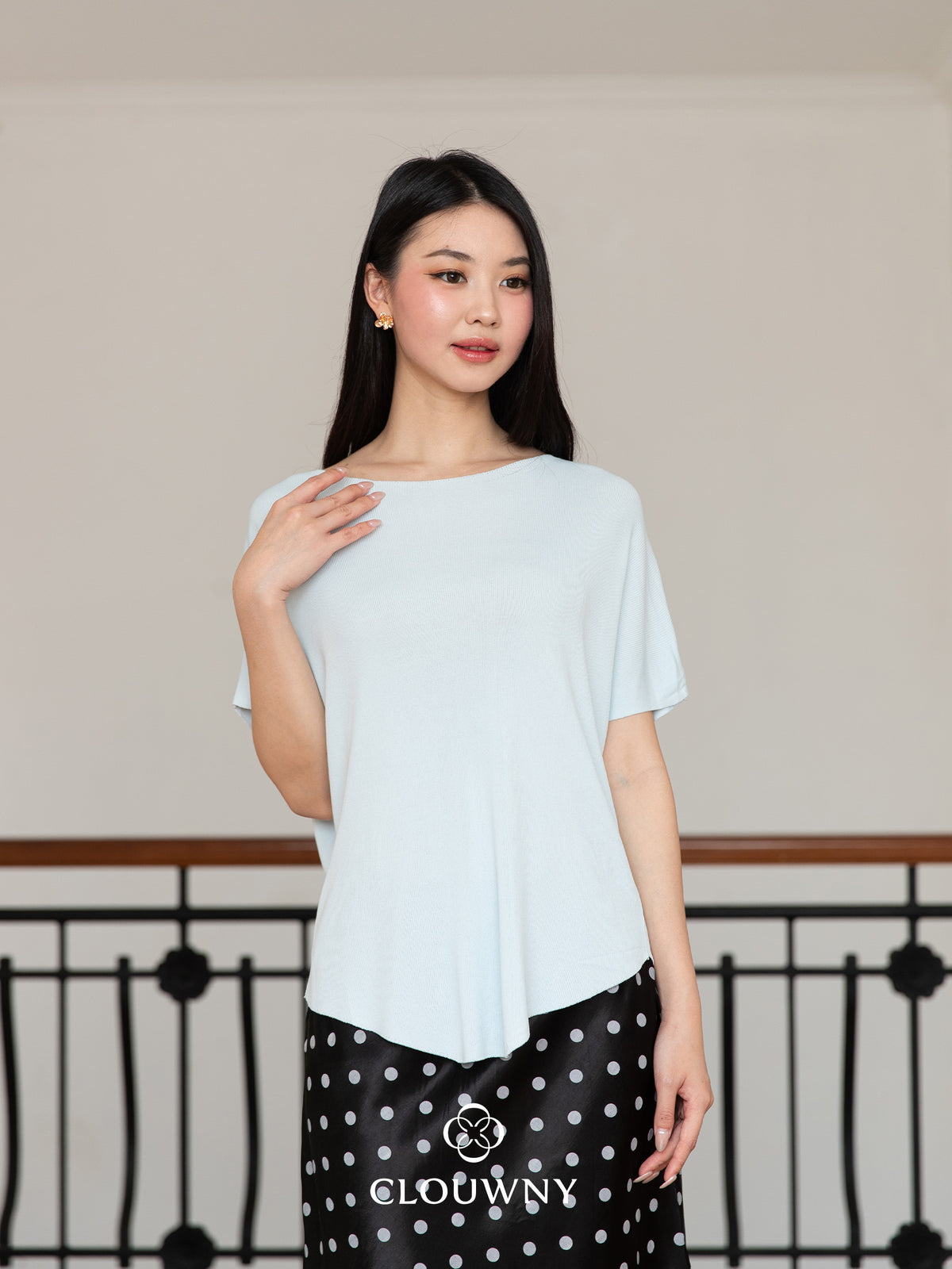 Wayne Shoulder Off Top - Blue