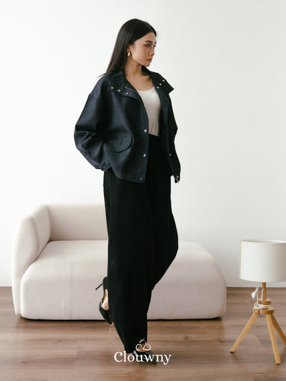 Aspen Zipper Jacket - Navy