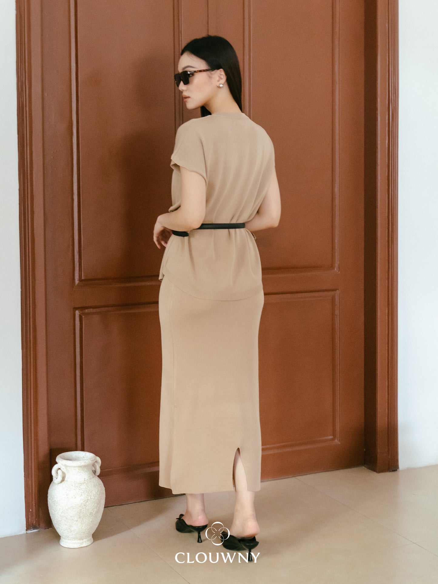 Kurasu Round Knit Set - Khaki