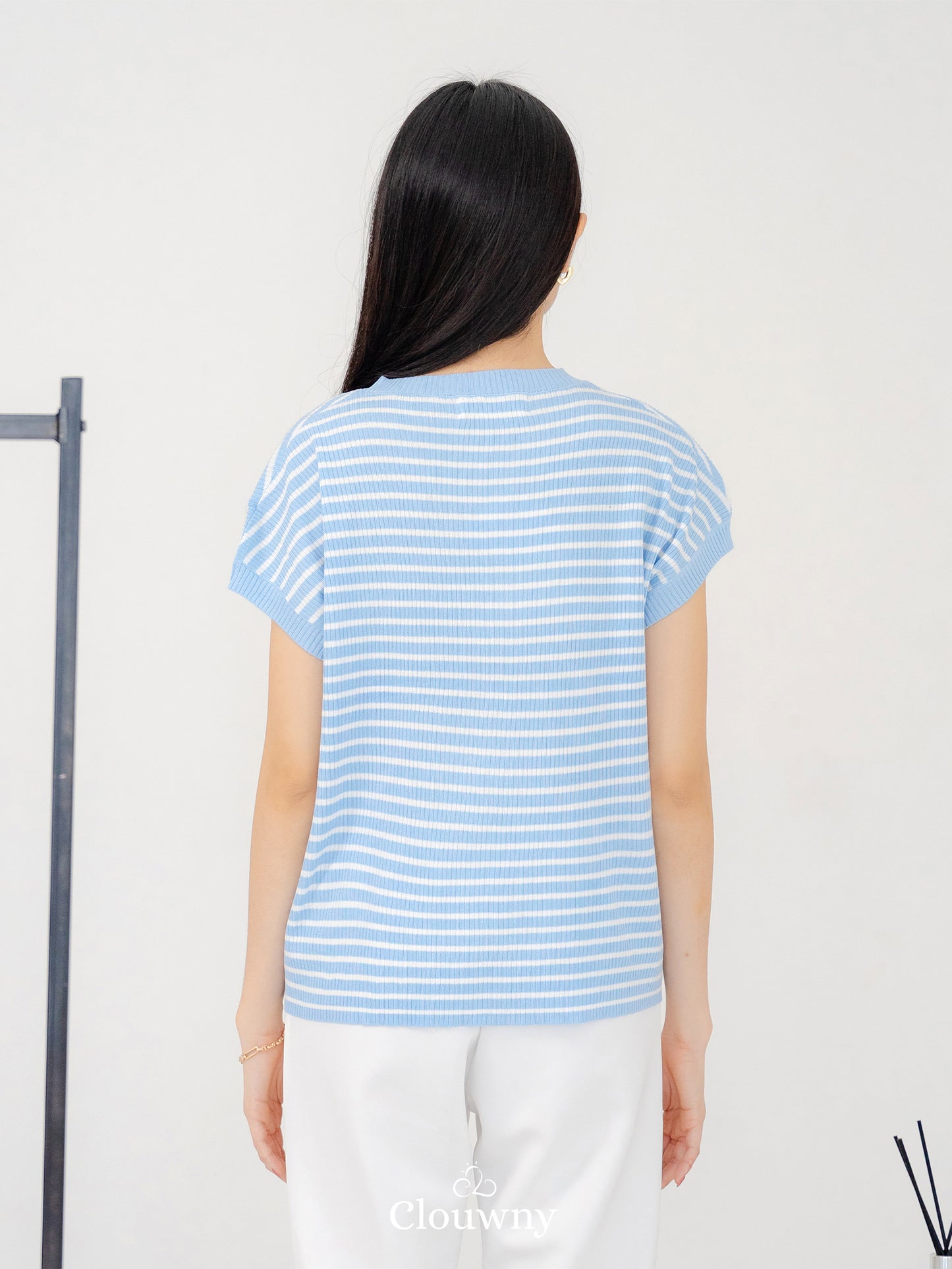 Molly Stripes Top - Blue