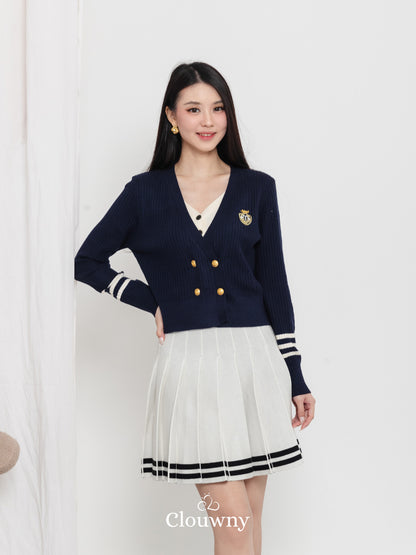 Nalami Knit Top - Navy