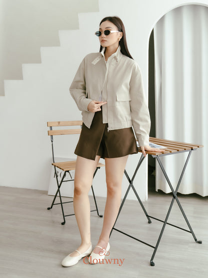 Glinda Pocket Jacket - Tea