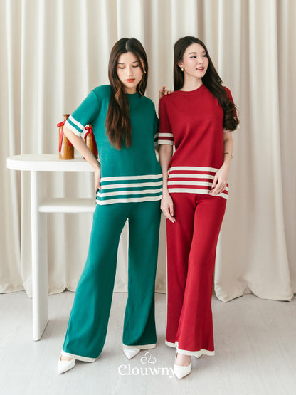 Haku Knit Set - Emerald Green